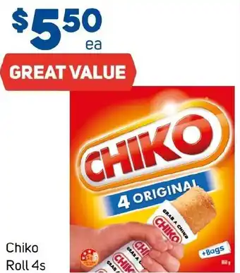 Foodland Chiko Roll 4s offer