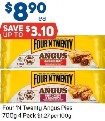 Foodland Four 'N Twenty Angus Pies offer