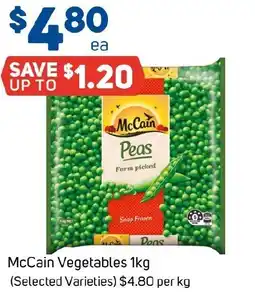 Foodland McCain Vegetables offer