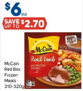 Foodland McCain Red Box Frozen Meals offer