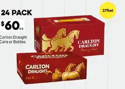 Foodland CARLTON DRAUGHT Cans or Bottles offer