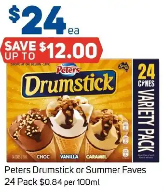 Foodland Peters Drumstick or Summer Faves offer