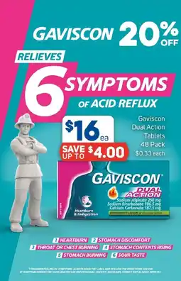 Foodland Gaviscon Dual Action Tablets offer