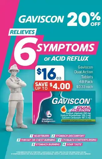 Foodland Gaviscon Dual Action Tablets offer