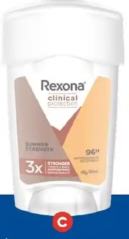 Foodland Rexona Clinical Protection Cream Deodorant offer