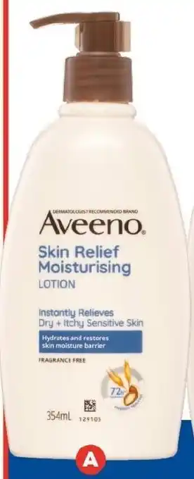 Foodland Aveeno Moisturising Lotion offer