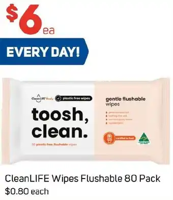 Foodland CleanLIFE Wipes Flushable offer