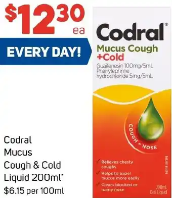 Foodland Codral Mucus Cough & Cold Liquid offer