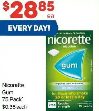 Foodland Nicorette Gum offer