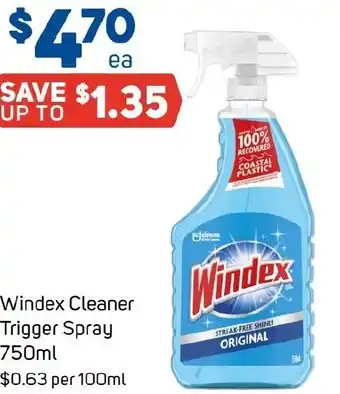 Foodland Windex Cleaner Trigger Spray offer