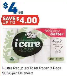 Foodland i-Care Recycled Toilet Paper offer