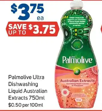 Foodland Palmolive Ultra Dishwashing Liquid Australian Extracts offer