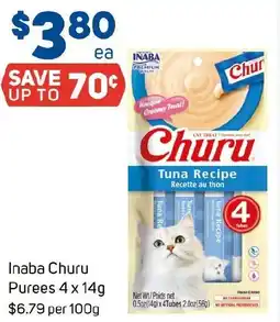 Foodland Inaba Churu Purees offer