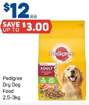 Foodland Pedigree Dry Dog Food offer