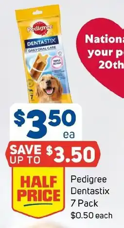 Foodland Pedigree DENTASTIX offer