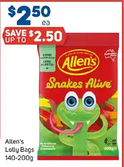 Foodland Allen's lolly bags offer