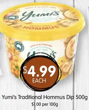 Spudshed Yumi's Traditional Hommus Dip offer