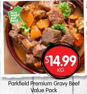 Spudshed Parkfield premium gravy beef value pack offer