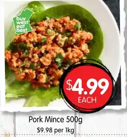 Spudshed Pork mince offer