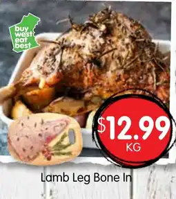 Spudshed Lamb Leg Bone In offer