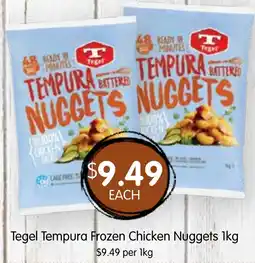 Spudshed Tegel tempura frozen chicken nuggets offer