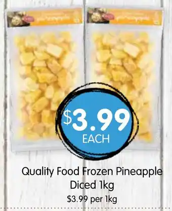 Spudshed Quality food frozen pineapple diced offer