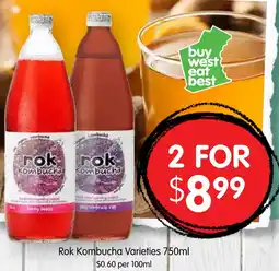 Spudshed Rok Kombucha Varieties offer