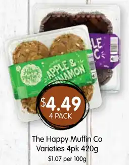 Spudshed The Happy Muffin Co Varieties offer