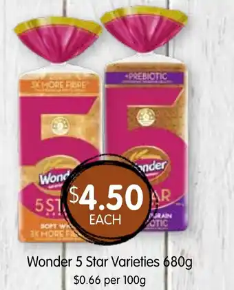 Spudshed Wonder 5 Star Varieties offer