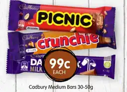 Spudshed Cadbury Medium Bars offer