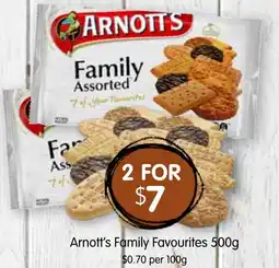 Spudshed Arnott's Family Favourites offer