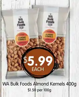 Spudshed WA Bulk Foods Almond Kernels offer