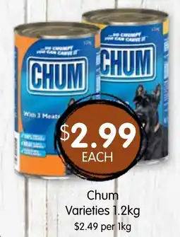 Spudshed Chum Varieties offer