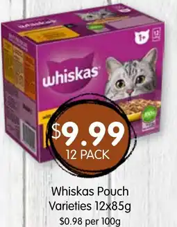 Spudshed Whiskas Pouch Varieties offer