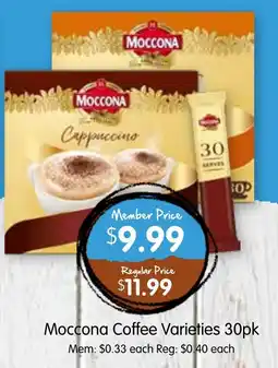 Spudshed Moccona Coffee Varieties offer