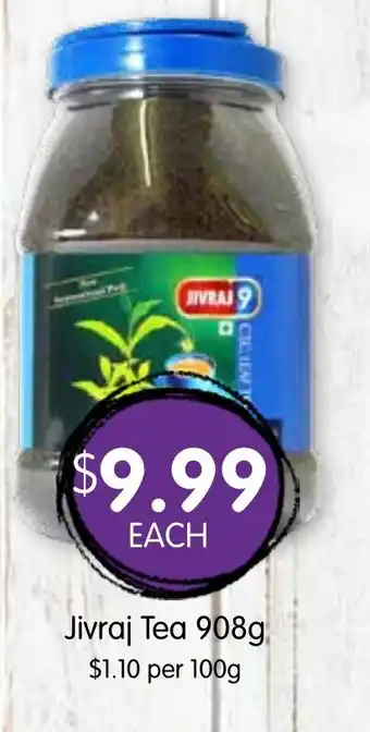 Spudshed Jivraj Tea offer