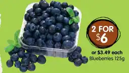 Spudshed Blueberries offer