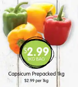 Spudshed Capsicum Prepacked offer