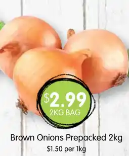 Spudshed Brown Onions Prepacked offer