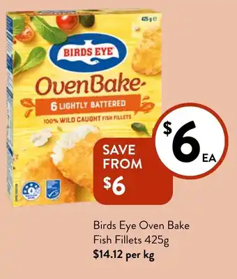 Foodworks Birds Eye Oven Bake Fish Fillets offer