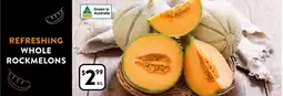 Foodworks REFRESHING WHOLE ROCKMELONS offer