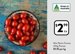 Foodworks Mini Roma Tomato Punnet offer