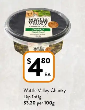 Foodworks Wattle Valley Chunky Dip offer