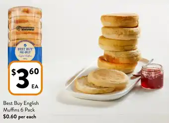 Foodworks Best Buy English Muffins offer