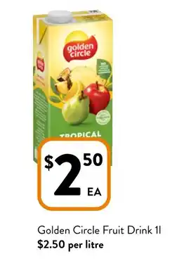 Foodworks Golden Circle Fruit Drink offer