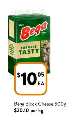 Foodworks Bega Block Cheese offer