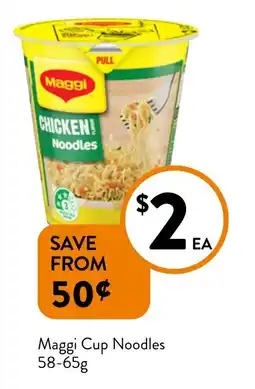 Foodworks Maggi Cup Noodles offer