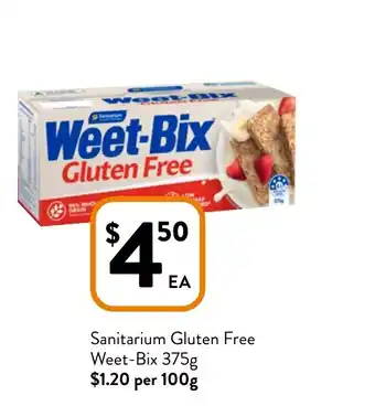 Foodworks Sanitarium Gluten Free Weet-Bix offer