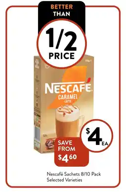 Foodworks Nescafé Sachets offer