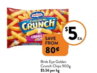 Foodworks Birds Eye Golden Crunch Chips offer